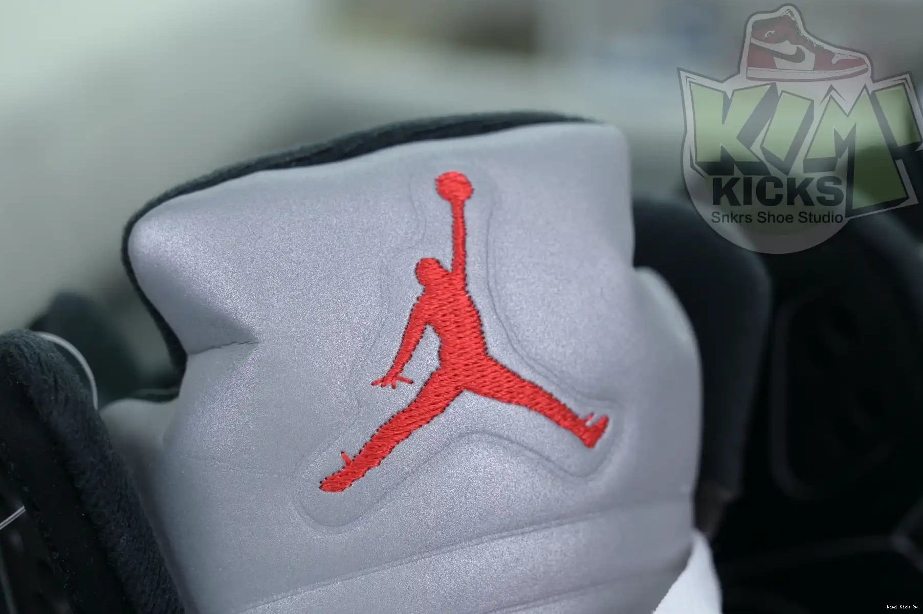 Jordan Air REIMAGINED” Kimikick METALLIC 5“BLACK Jordan 0628